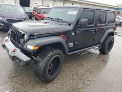 Salvage cars for sale at Louisville, KY auction: 2019 Jeep Wrangler Unlimited Sport