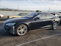 Salvage cars for sale at Van Nuys, CA auction: 2016 Tesla Model S