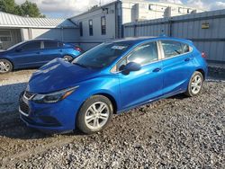 Salvage cars for sale at Prairie Grove, AR auction: 2018 Chevrolet Cruze LT