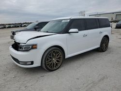 Salvage cars for sale at Kansas City, KS auction: 2019 Ford Flex Limited