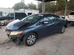 Honda salvage cars for sale: 2012 Honda Civic LX