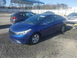 KIA salvage cars for sale: 2017 KIA Forte LX