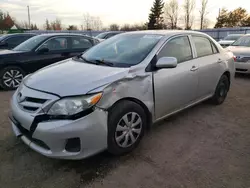 Toyota salvage cars for sale: 2013 Toyota Corolla Base