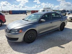 Salvage cars for sale at Arcadia, FL auction: 2014 Volkswagen Passat S