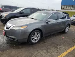 Salvage cars for sale at Woodhaven, MI auction: 2009 Acura TL