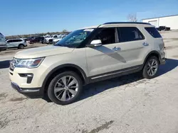 2018 Ford Explorer Limited en venta en Kansas City, KS