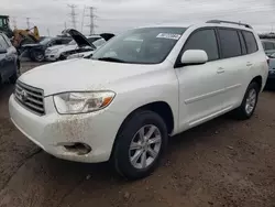 Salvage cars for sale at Elgin, IL auction: 2010 Toyota Highlander