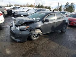 Salvage cars for sale at Denver, CO auction: 2017 Toyota Corolla L