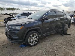 Salvage cars for sale at Houston, TX auction: 2023 Jeep Compass Latitude LUX