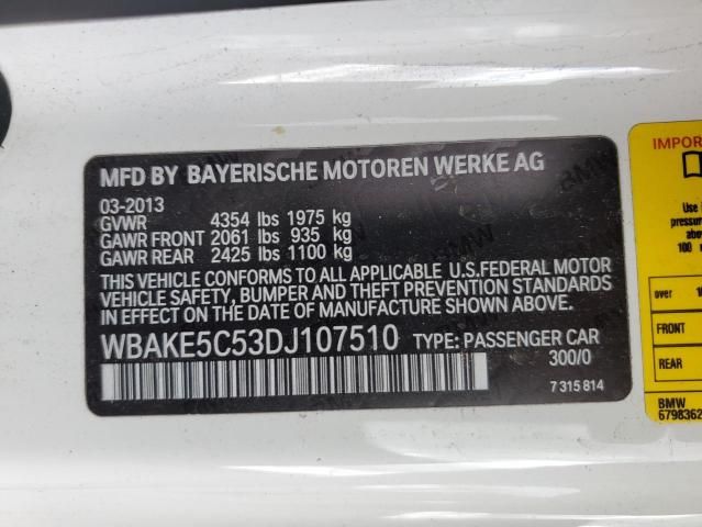 2013 BMW 328 I Sulev