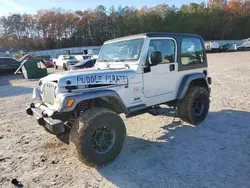 Salvage cars for sale at Charles City, VA auction: 2004 Jeep Wrangler X