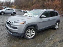 Salvage cars for sale from Copart Marlboro, NY: 2015 Jeep Cherokee Limited