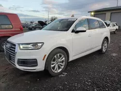 Salvage cars for sale from Copart Eugene, OR: 2018 Audi Q7 Premium Plus