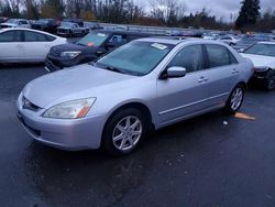 Salvage cars for sale at auction: 2004 Honda Accord EX