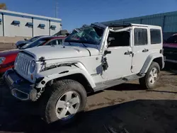 Salvage cars for sale at Albuquerque, NM auction: 2012 Jeep Wrangler Unlimited Sahara