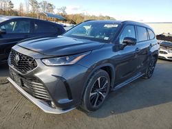 Salvage cars for sale from Copart Spartanburg, SC: 2022 Toyota Highlander XSE