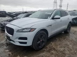 Salvage cars for sale at Elgin, IL auction: 2019 Jaguar F-PACE Prestige