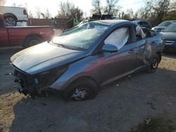 Salvage cars for sale at Baltimore, MD auction: 2019 Hyundai Accent SE