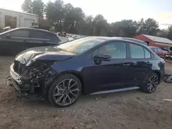 Salvage cars for sale at Mendon, MA auction: 2021 Toyota Corolla SE