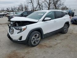 Salvage cars for sale at Bridgeton, MO auction: 2019 GMC Terrain SLT