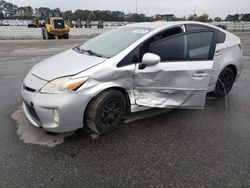 Salvage cars for sale at Dunn, NC auction: 2015 Toyota Prius