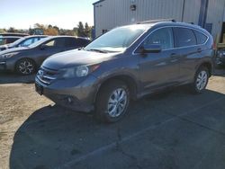 Salvage cars for sale at Vallejo, CA auction: 2013 Honda CR-V EXL