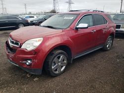 Salvage cars for sale at Elgin, IL auction: 2014 Chevrolet Equinox LTZ