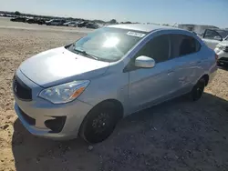 Salvage cars for sale at San Antonio, TX auction: 2020 Mitsubishi Mirage G4 ES