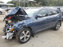 Salvage cars for sale at Savannah, GA auction: 2019 Jeep Cherokee Limited