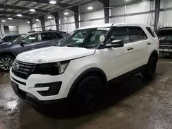 Ford salvage cars for sale: 2017 Ford Explorer Police Interceptor