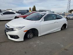 Salvage cars for sale from Copart Hayward, CA: 2017 Honda Civic Touring