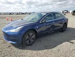 Salvage cars for sale at San Diego, CA auction: 2018 Tesla Model 3