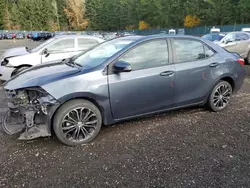 Toyota salvage cars for sale: 2016 Toyota Corolla L