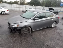 Nissan salvage cars for sale: 2018 Nissan Sentra S