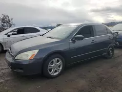 Salvage cars for sale at San Martin, CA auction: 2006 Honda Accord SE