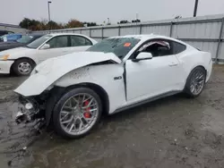 Salvage cars for sale at Sacramento, CA auction: 2024 Ford Mustang GT