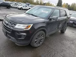 Ford Explorer xlt salvage cars for sale: 2019 Ford Explorer XLT