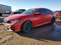 Salvage motorcycles for sale at Amarillo, TX auction: 2018 Honda Civic SI