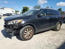 Salvage cars for sale at Opa Locka, FL auction: 2018 KIA Sorento LX