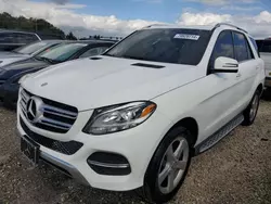 Mercedes-Benz gle-Class salvage cars for sale: 2016 Mercedes-Benz GLE 350 4matic