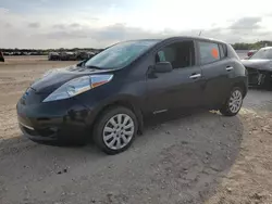 2015 Nissan Leaf S en venta en San Antonio, TX