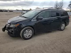 Salvage cars for sale at London, ON auction: 2015 Honda Odyssey LX