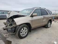 Salvage cars for sale from Copart Grand Prairie, TX: 2003 Acura MDX Touring