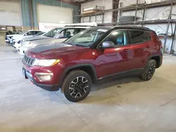 Carros salvage sin ofertas aún a la venta en subasta: 2021 Jeep Compass Trailhawk