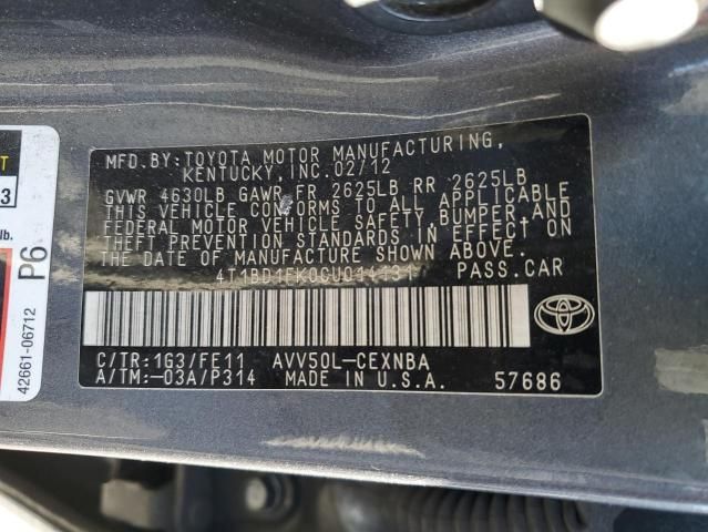 2012 Toyota Camry Hybrid