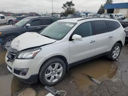 Chevrolet salvage cars for sale: 2017 Chevrolet Traverse LT