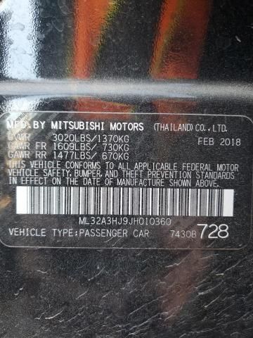 2018 Mitsubishi Mirage ES