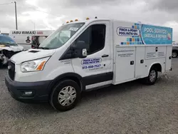 Salvage trucks for sale at Riverview, FL auction: 2020 Ford Transit T-350