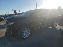 Salvage cars for sale at Miami, FL auction: 2023 Cadillac Escalade ESV Luxury