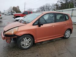 Salvage cars for sale at auction: 2007 Honda FIT S